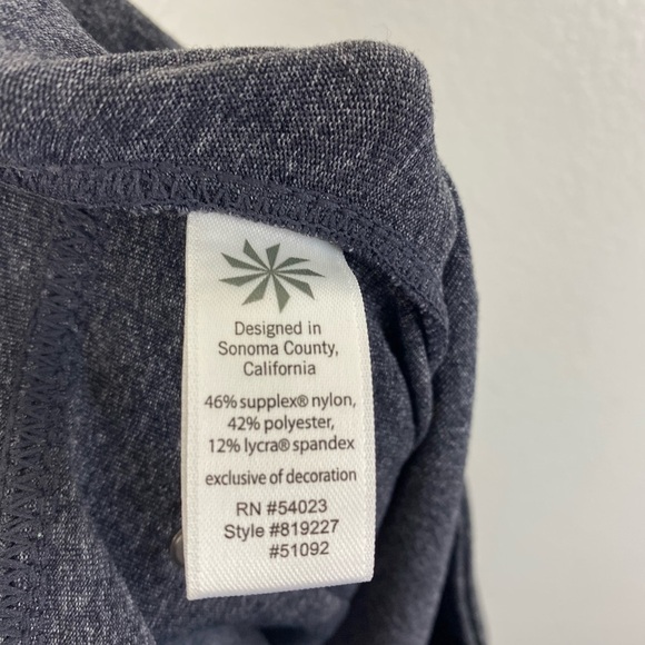 Athleta Gray Wide leg Flare Athleisure Pull on Pants W/ Pockets women’s Medium P - Picture 8 of 15